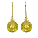 Stunning Lemon Topaz Stones Fashioned In Quality Sterling Silver With Gold Plating. - Fashion Apparel 