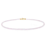 14K Yellow Gold Plated 60.00 Carat Genuine Morganite .925 Sterling Silver Necklace - Fashion Apparel 
