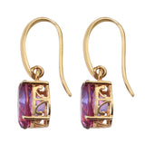 Sterling Silver Fantabulous Silver Sterling Earrings Made Of Yellow Gold Rhodium. - Fashion Apparel 