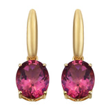 Sterling Silver Fantabulous Silver Sterling Earrings Made Of Yellow Gold Rhodium. - Fashion Apparel 