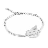 0.26 Carat Genuine White Topaz .925 Sterling Silver Bracelet - Fashion Apparel 