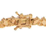 Ethiopian Opal Bracelet Plated With Yellow Gold Rhodium Made Of Sterling Silver. - Fashion Apparel 
