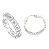 0.30 Carat Genuine White Diamond .925 Sterling Silver Earrings - Fashion Apparel 