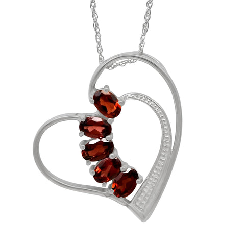 Sterling Silver Pendant With Rhodium Plating And Polished Blue Topaz Stones - Fashion Apparel 