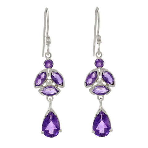 Rhodium Plated Sterling Silver Pendant With Oval Shoed Citrine Stones. - Fashion Apparel 