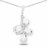 0.60 Carat Genuine Opal .925 Sterling Silver Pendant - Fashion Apparel 
