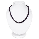 210.00 Carat Genuine Amethyst .925 Sterling Silver Necklace - Fashion Apparel 