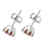A Dangle Sterling Silver Citrine Earrings Plated With Rhodium. - Fashion Apparel 