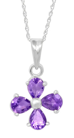 Gold Plated Sterling Silver Pendant With Alluring Citrine Stones - Fashion Apparel 