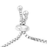 Modish Red Garnet And Citrine Necklace With Natural White Zircons, Set In Rhodium - Fashion Apparel 