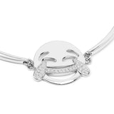 0.17 Carat Genuine White Topaz .925 Sterling Silver Bracelet - Fashion Apparel 