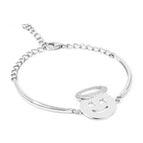 0.28 Carat Genuine White Topaz .925 Sterling Silver Bracelet - Fashion Apparel 