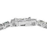 Mint Apatite Sterling Silver Bracelet Polished With Rhodium - Fashion Apparel 